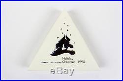 Swarovski Crystal Annual 1995 Star Christmas Ornament 194700 BOX, COA