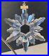 Swarovski Crystal Annual 1998 Star Snowflake Christmas Ornament Large 3 No Box