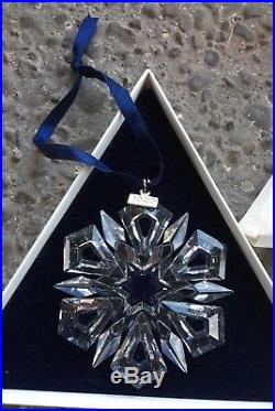 Swarovski Crystal Annual 1999 Snowflake Christmas Ornament with Box Beautiful