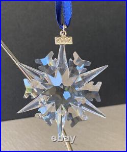 Swarovski Crystal Annual 2002 Star Snowflake Christmas Ornament Large 3 No Box