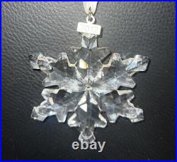 Swarovski Crystal Annual 2012 Star Snowflake Christmas Ornament Large 3 No Box