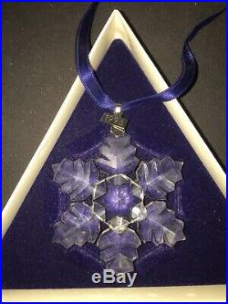 Swarovski Crystal Annual Christmas Ornament 1996 Snowflake