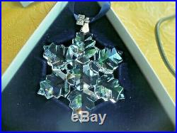 Swarovski Crystal Annual Christmas Ornament 1996 With Original Box MINT