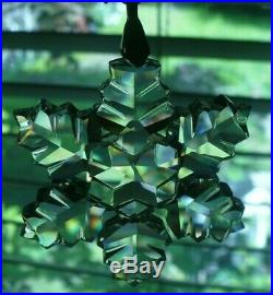 Swarovski Crystal Annual Christmas Ornament 1996 With Original Box MINT