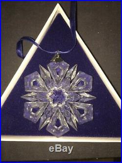 Swarovski Crystal Annual Christmas Ornament 1999 Snowflake