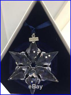 Swarovski Crystal Annual Christmas Ornament 2000- New And Mint In Box