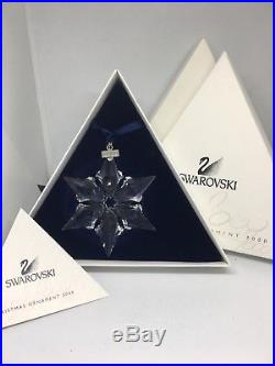 Swarovski Crystal Annual Christmas Ornament 2000- New And Mint In Box