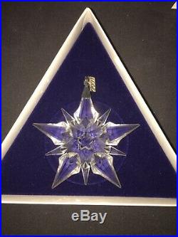 Swarovski Crystal Annual Christmas Ornament 2001 Snowflake