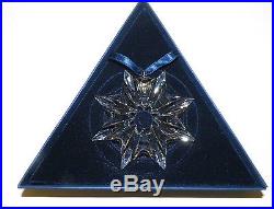 Swarovski Crystal Annual Christmas Ornament 2003 Snowflake 3 Tall Euc