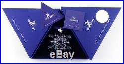 Swarovski Crystal Annual Christmas Ornament 2004 STAR SNOWFLAKE Mint Box COA
