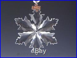 Swarovski Crystal Annual Christmas Ornament 2014 STAR SNOWFLAKE Mint Box COA