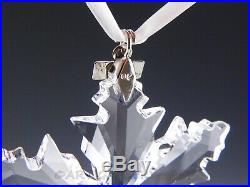 Swarovski Crystal Annual Christmas Ornament 2014 STAR SNOWFLAKE Mint Box COA