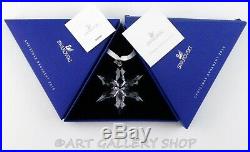 Swarovski Crystal Annual Christmas Ornament 2015 STAR SNOWFLAKE Mint Box COA