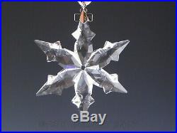 Swarovski Crystal Annual Christmas Ornament 2015 STAR SNOWFLAKE Mint Box COA