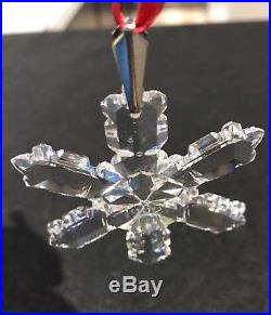 Swarovski Crystal Annual Christmas Ornament Snowflake 1992 Very Rare No Box