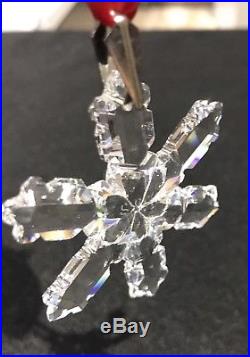 Swarovski Crystal Annual Christmas Ornament Snowflake 1992 Very Rare No Box