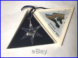 Swarovski Crystal Annual Christmas Ornament Snowflake 1993 Very Rare MIB No COA