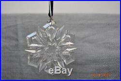 Swarovski Crystal Annual Christmas Ornament Snowflake with Box 1999