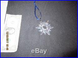 Swarovski Crystal Annual Christmas Ornament Star/snowflake 1998