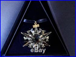 Swarovski Crystal Annual Christmas Snowflake Star 2002 Ornament Mint in Box