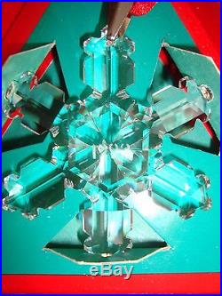 Swarovski Crystal Annual Edition 1992 Christmas Ornament 168690 MIB