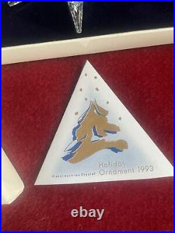 Swarovski Crystal Annual Edition 1993 Christmas Ornament Mint In Box Complete