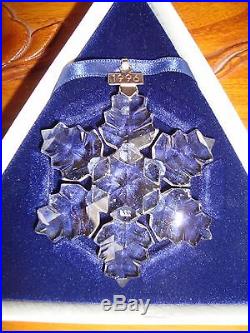 Swarovski Crystal Annual Edition 1996 Christmas Ornament 199734
