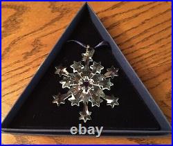 Swarovski Crystal Annual Edition 2004 Christmas Ornament Large Snowflake Star