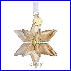 Swarovski Crystal Annual Edition Festive 3D Ornament 2023, Gold Tone, 5653577