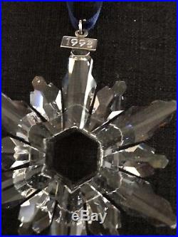 Swarovski Crystal Annual Edition Snowflake Star 1998 Christmas Ornament 220037