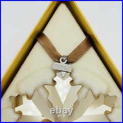 Swarovski Crystal Annual Gold Snowflake Christmas Ornament 2014 NEW IN BOX