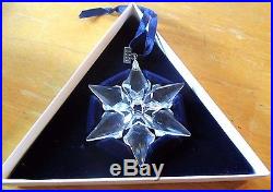 Swarovski Crystal Annual Limited Edition Christmas Ornament 2000 + Both Boxes