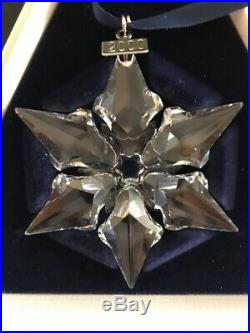 Swarovski Crystal Annual Snowflake Christmas Holiday Ornament MIB 2000