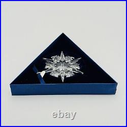 Swarovski Crystal Annual Snowflake Christmas Ornament 2002 NEW IN BOX