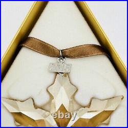 Swarovski Crystal Annual Snowflake Christmas Ornament 2015 NEW IN BOX