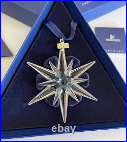 Swarovski Crystal Annual Snowflake Star Ornament 2005 MIB