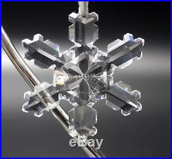 Swarovski Crystal Austria 1992 Snowflake Christmas Ornament Mint Rare