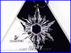 Swarovski Crystal Austria CHRISTMAS ORNAMENT 1998 STAR SNOWFLAKE Mint Box & COA
