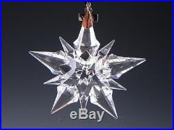 Swarovski Crystal Austria CHRISTMAS ORNAMENT 2001 STAR SNOWFLAKE Mint Box & COA