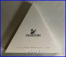 Swarovski Crystal Austria Holiday Christmas Ornament 2000 With Box