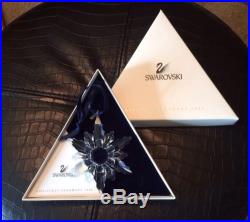 Swarovski Crystal CHRISTMAS ORNAMENT 1998 STAR SNOWFLAKE Mint In Box