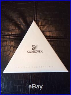 Swarovski Crystal CHRISTMAS ORNAMENT 1998 STAR SNOWFLAKE Mint In Box