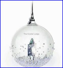 Swarovski Crystal Christmas 2014 Ball Ornament 5059023 Mint Boxed Retired Rare