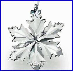 Swarovski Crystal Christmas 2014 Clear Ornament 5059026 Mint Boxed Retired