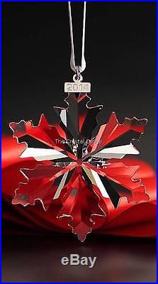 Swarovski Crystal Christmas 2014 Large Clear Ornament 5059026 Mint Boxed Retired