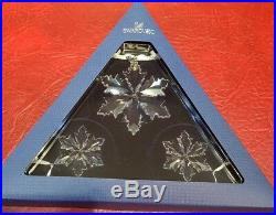 Swarovski Crystal Christmas 2014 Set Of 3 Ornaments 5059030 Mint Boxed Retired