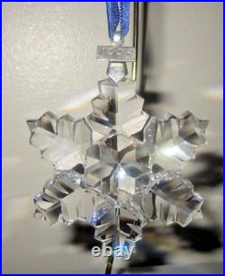 Swarovski Crystal Christmas Annual Snowflake Star Ornament 1996 3 Large No Box