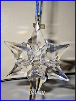 Swarovski Crystal Christmas Annual Snowflake Star Ornament 2000 3 Large No Box