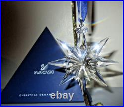 Swarovski Crystal Christmas Annual Snowflake Star Ornament 2009 + Box