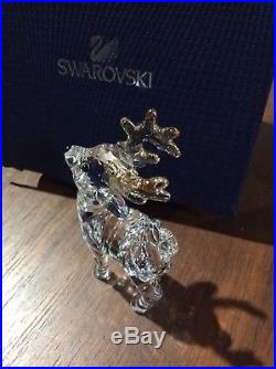 Swarovski Crystal Christmas Figurine SANTA'S REINDEER- 5223261 NIB